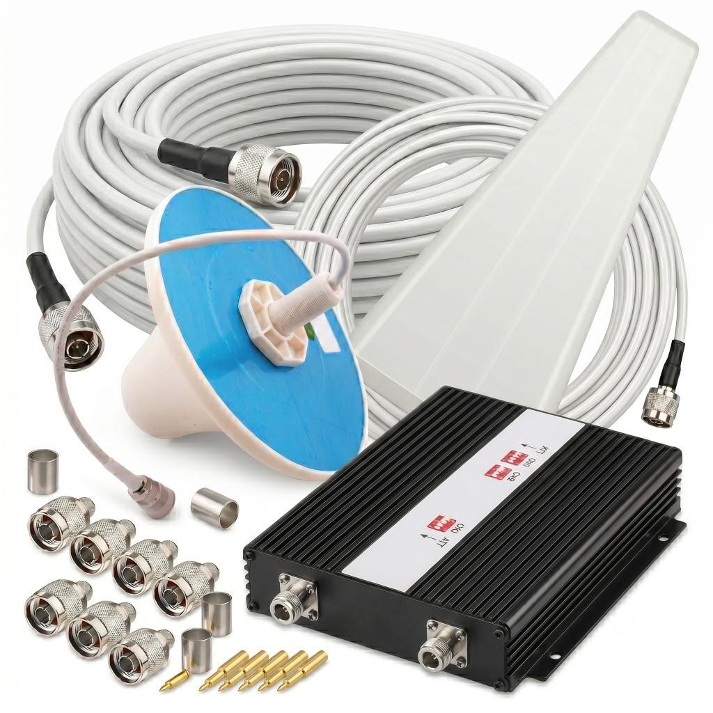 Heavy-Duty 27dBm High-Gain Mobile Signal Booster Kit